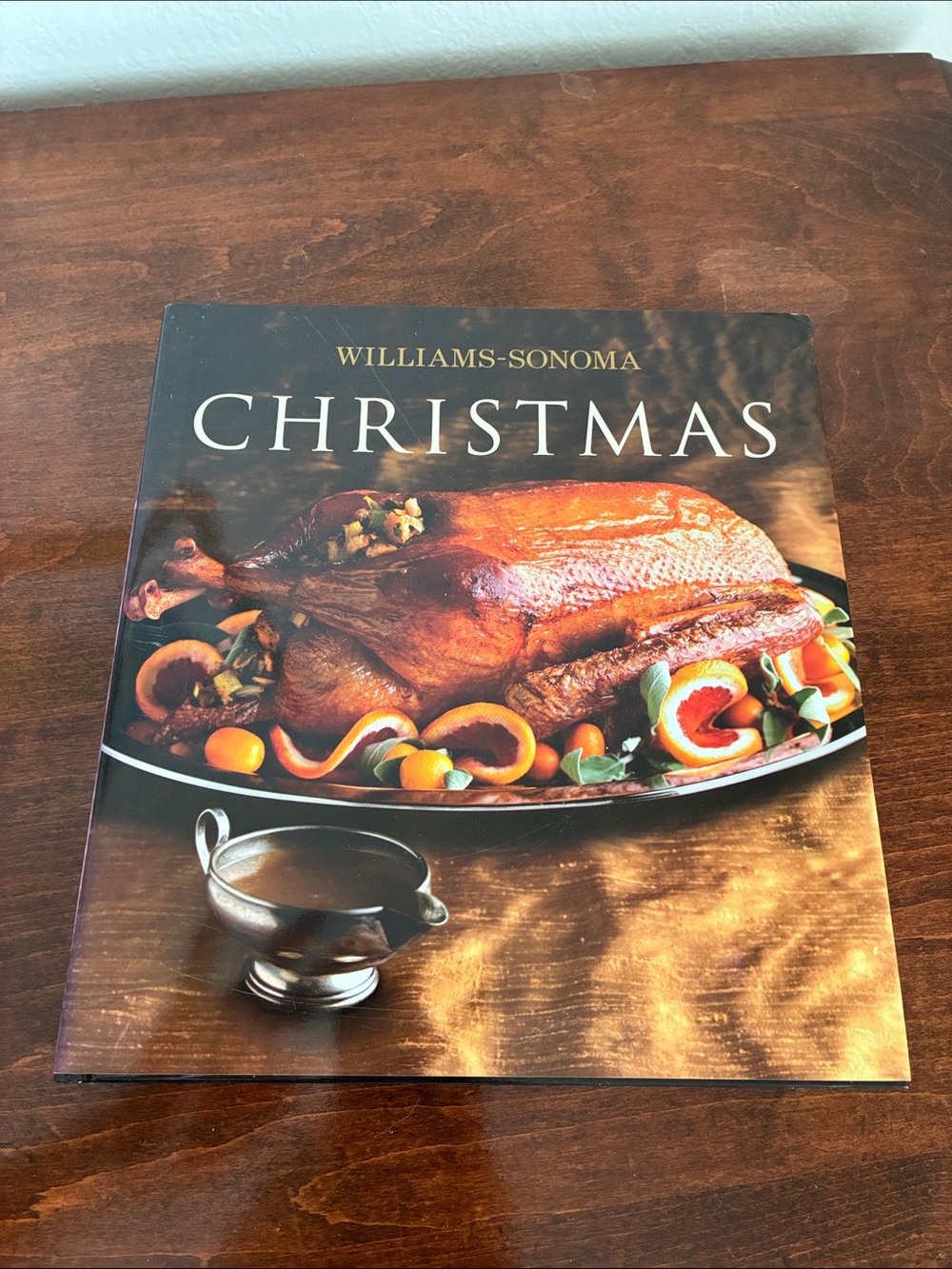 Williams-Sonoma Christmas Cookbook - Brown and Gold Cover